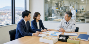 郡山・県中の食品製造M&Aで衛生管理と販路を確認する承継相談の様子