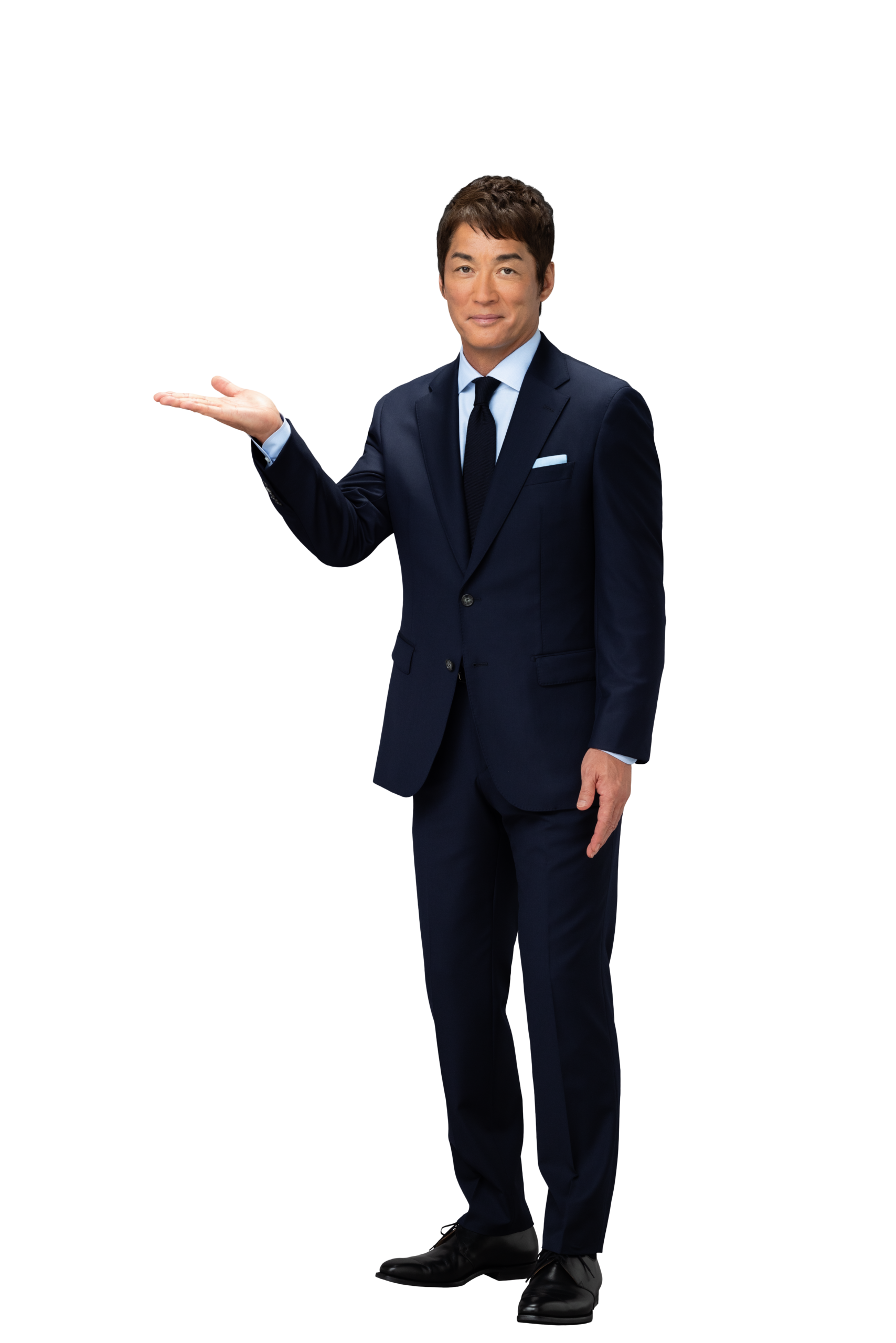 郡山M&A総合センターの相談案内をする長嶋一茂さん